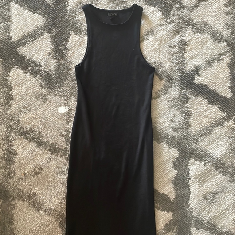 TopShop - Black Long Dress. Simplistic dress